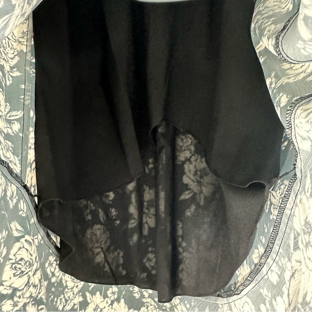 NWT Sachin + Babi Lori Black and Ivory Peony Skirt - Picture 9 of 14